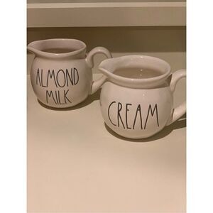 Rae Dunn Creamer Set Almond Milk Cream
